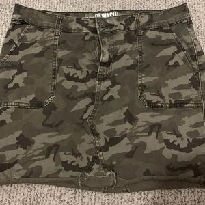 camouflage skirt